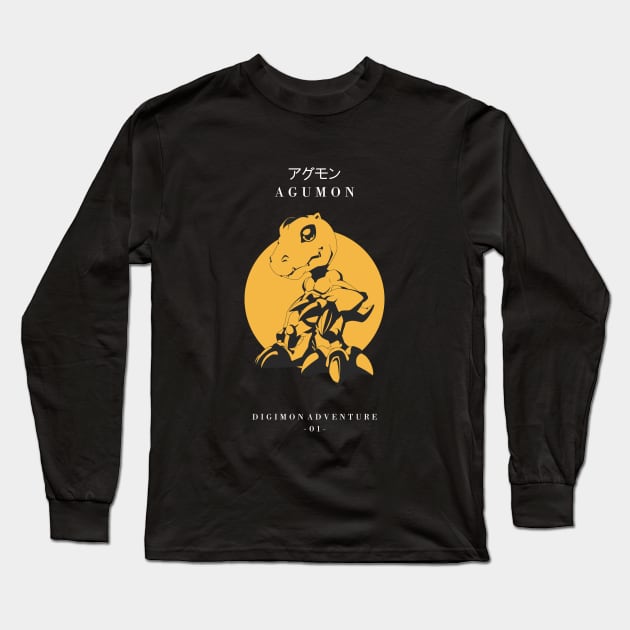 Agumon Partner Long Sleeve T-Shirt by Artmateur Official